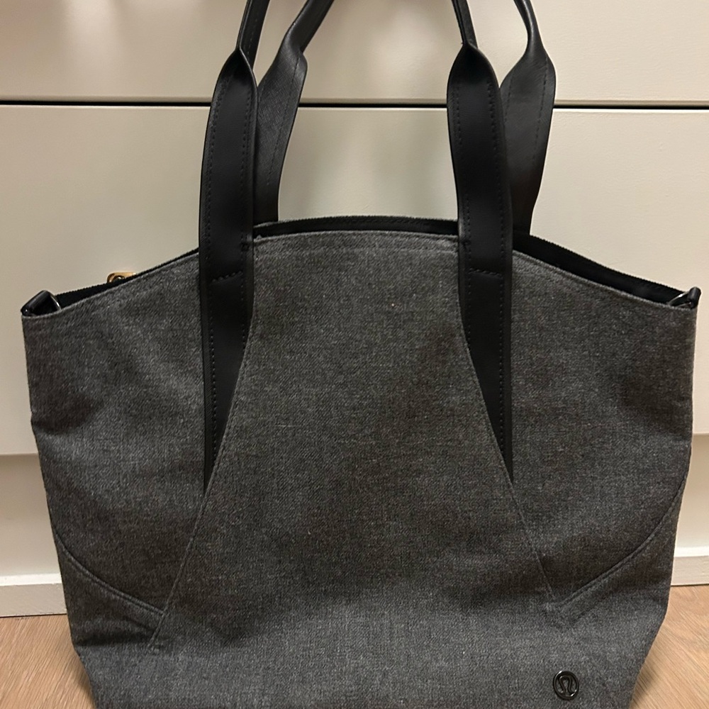 Gray Tote Bag
